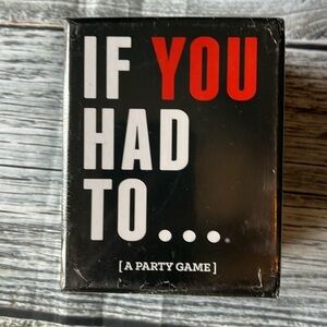 If YOU Had To ( Party Game ) Brand: Drunk Stoned Stupid